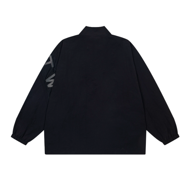 Corteiz Diagonal Logo Windbreaker Black Jacket Outerwear.windbreaker - 10