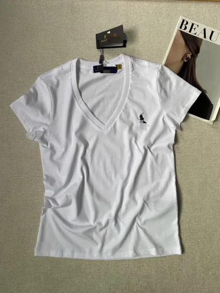 Polo Ralph Lauren V-Neck T-Shirt White - 1