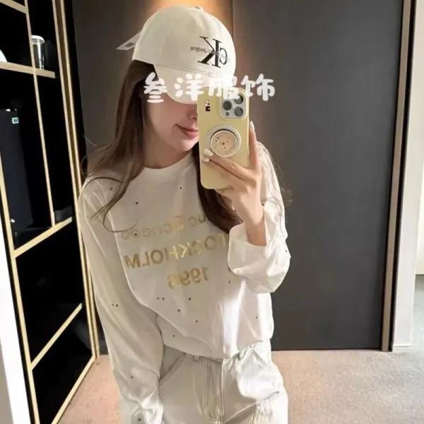 Acne Studios Stockholm 1996 Long Sleeve T-Shirt White - 22
