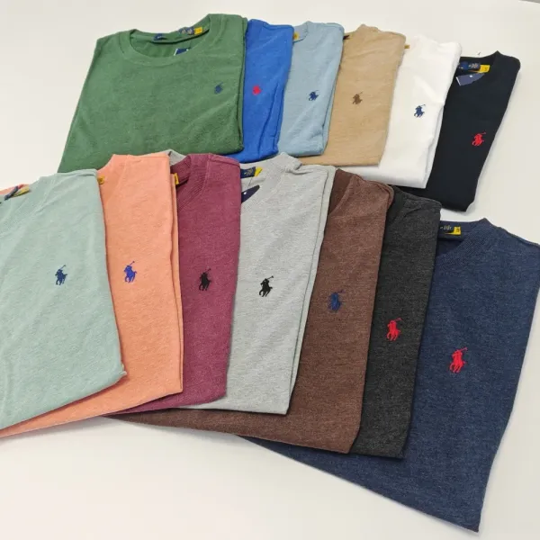 Polo Ralph Lauren Classic Fit Cotton T-Shirt Light Blue - 2