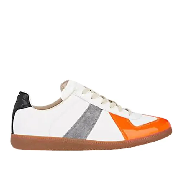 Maison Margiela Replica Sneakers Navy Blue Suede and Leather Sneakers - 11