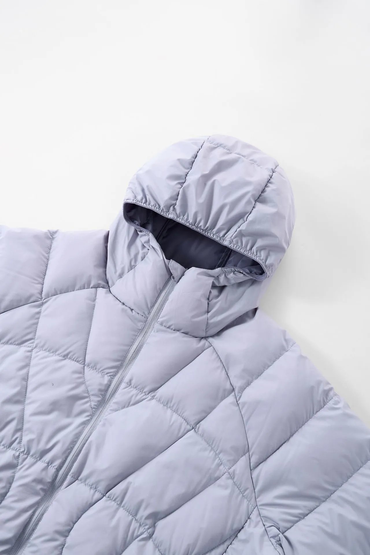 Design Quilted Hooded Puffer Jacket Black Down Jacket - 44