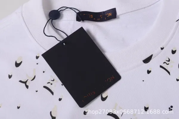 Louis Vuitton Monogram Splatter Print Black T-Shirt - 18
