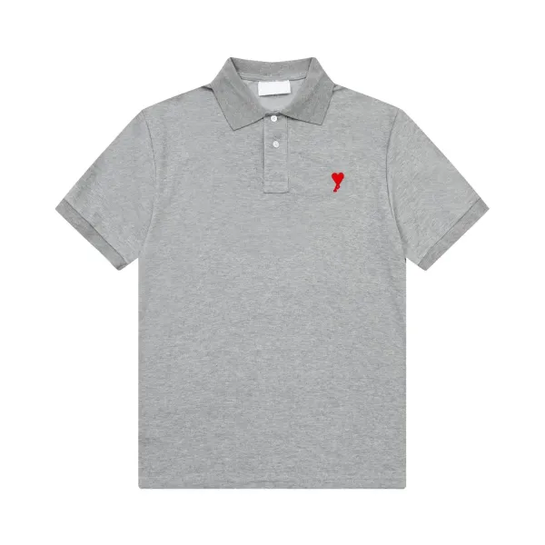 Comme des Garçons Play Heart Logo Black Polo Polo Shirt - 17