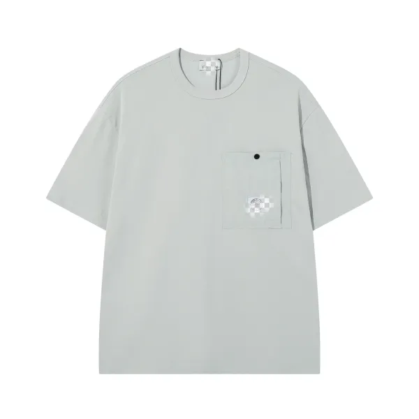 Stone Island Pocket T-Shirt Light Gray T-Shirt - 1