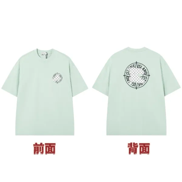 Stone Island Compass Logo T-Shirt Mint Green - 1