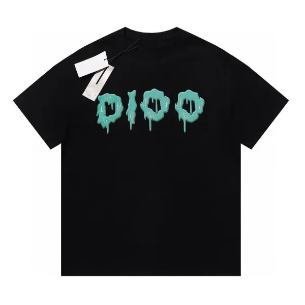 Design DIOP Drip Logo Black T-Shirt T-Shirts - 1