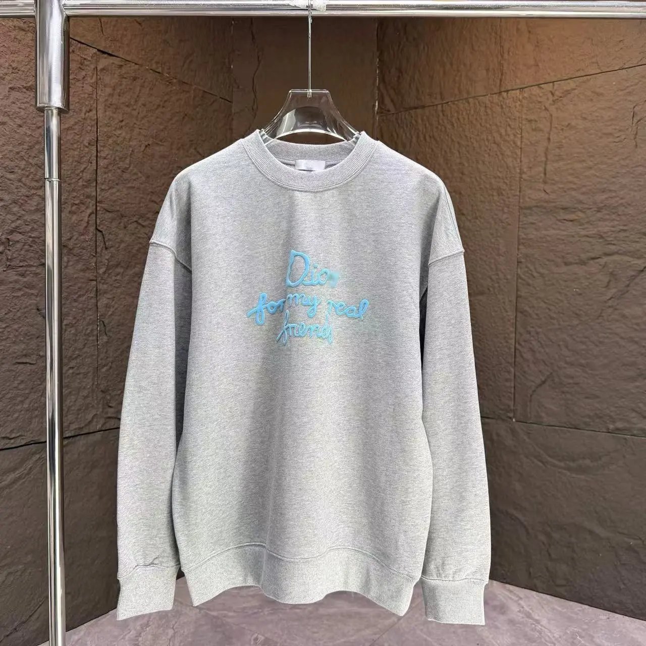 Gucci Logo Print Gray Hoodie - 8