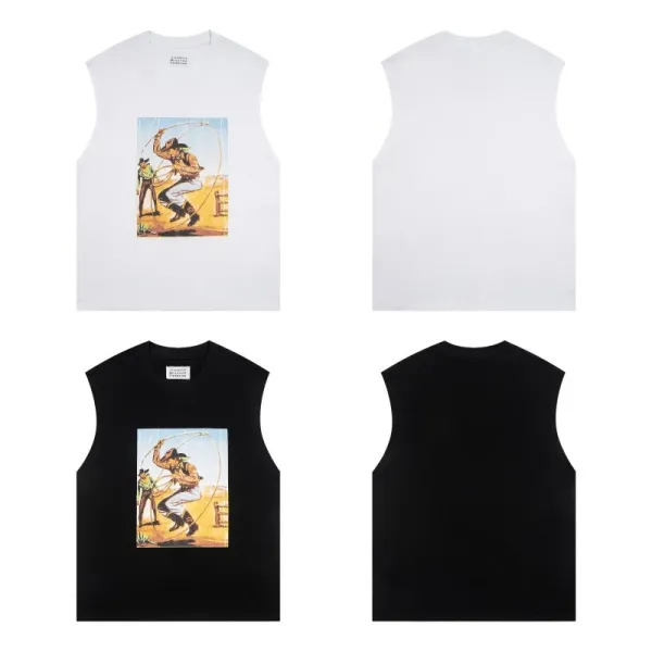 Maison Margiela Handprint Number 6 White T-Shirt - 26
