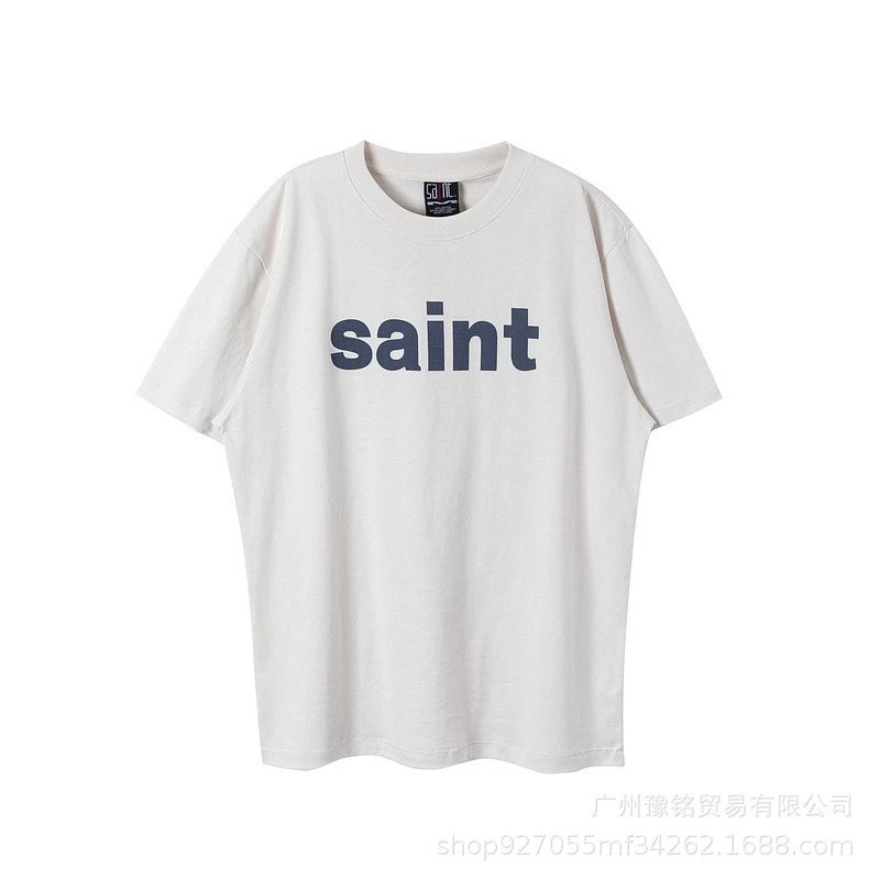 Design Saint Graphic Print Oversized T-Shirt Charcoal - 5