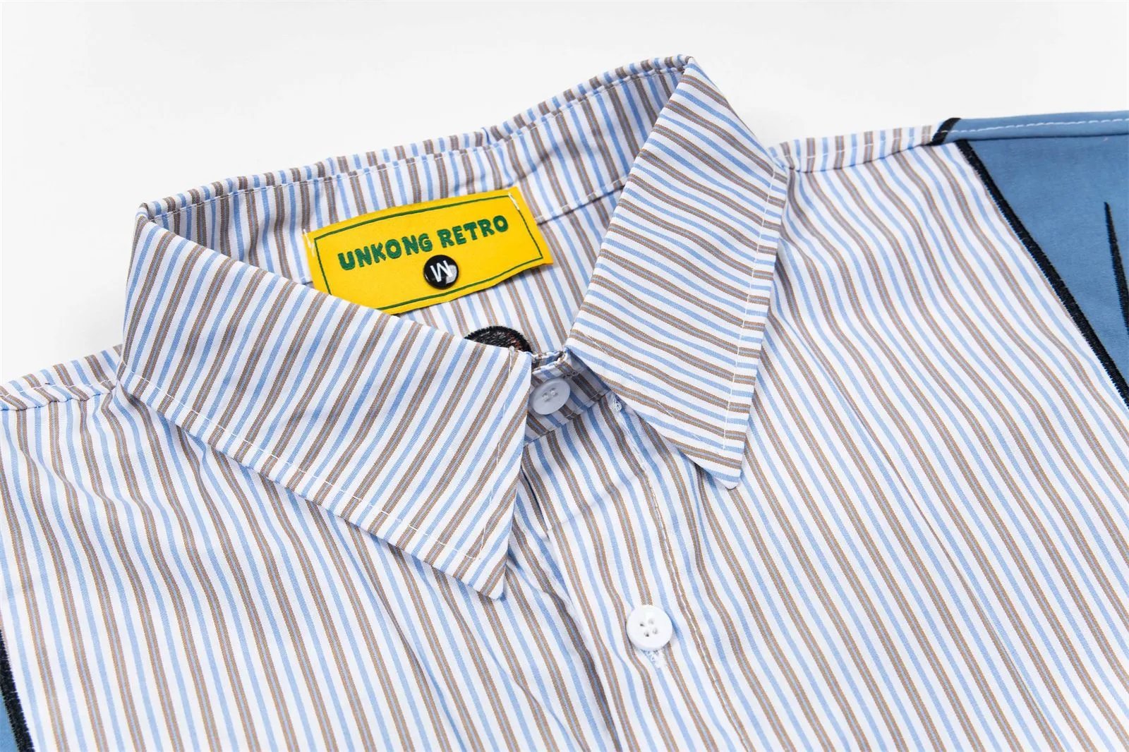 Design Unkong Retro x Disney Winnie the Pooh & Eeyore Striped Short-Sleeve Shirt - 8