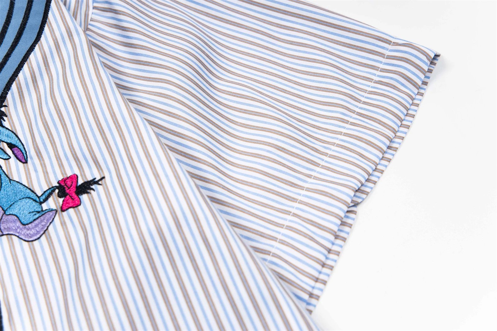 Design Unkong Retro x Disney Winnie the Pooh & Eeyore Striped Short-Sleeve Shirt - 15