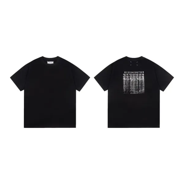 Maison Margiela Handprint Number 6 White T-Shirt - 39