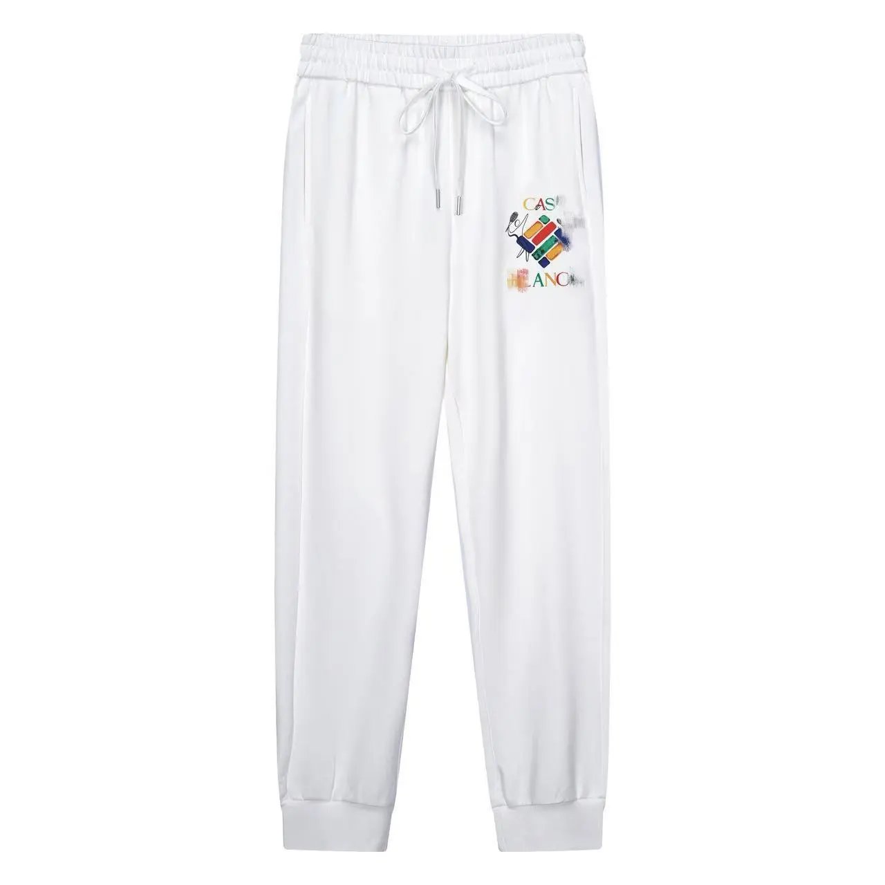 Design Graphic Print Jogger Sweatpants Black - 12