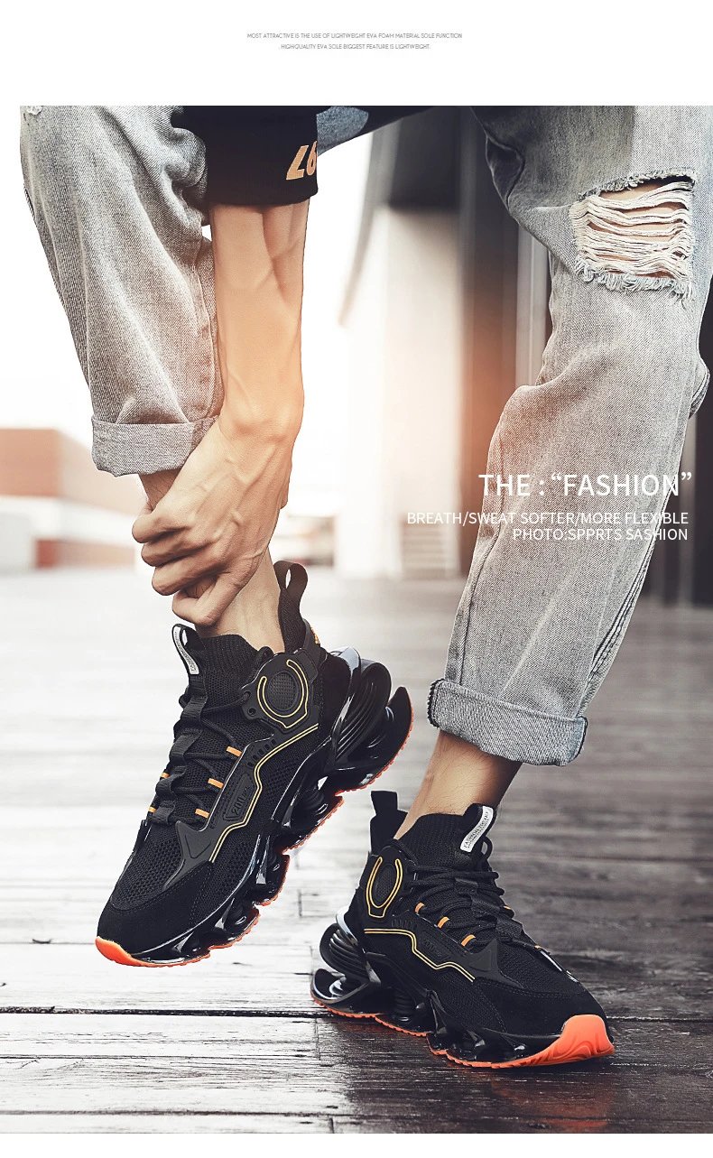 Design Flame Print Chunky Sneakers White Blue Multicolor - 20