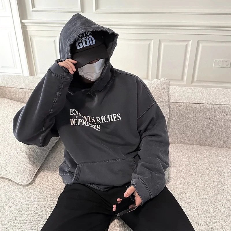Enfants Riches Déprimés Oversized Hoodie Black - 44