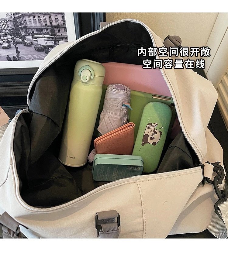 Design Gecko Walk Travel Duffle Bag Light Gray Travel Bags - 9