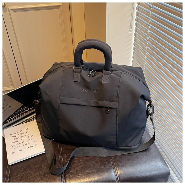 Design Gecko Walk Travel Duffle Bag Light Gray Travel Bags - 24