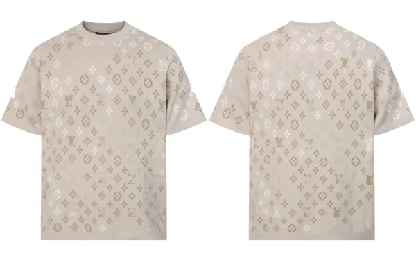 Louis Vuitton Monogram Knit T-Shirt Beige - 1