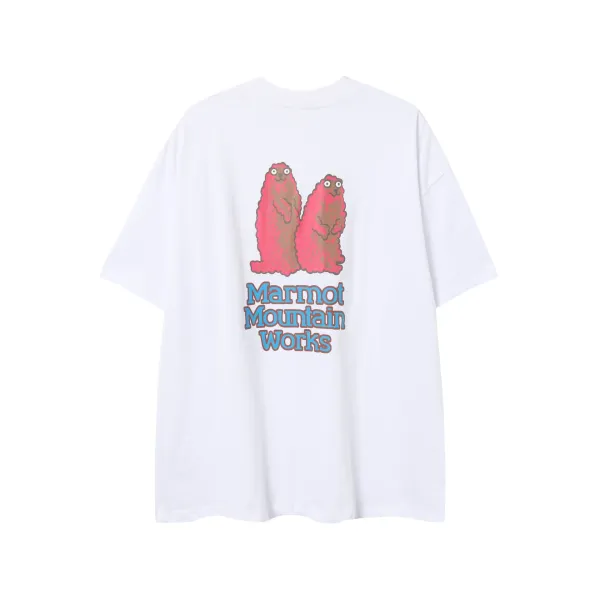 Design Marmot Mountain Works Marmot Graphic Tee White T-Shirt T-Shirts - 1