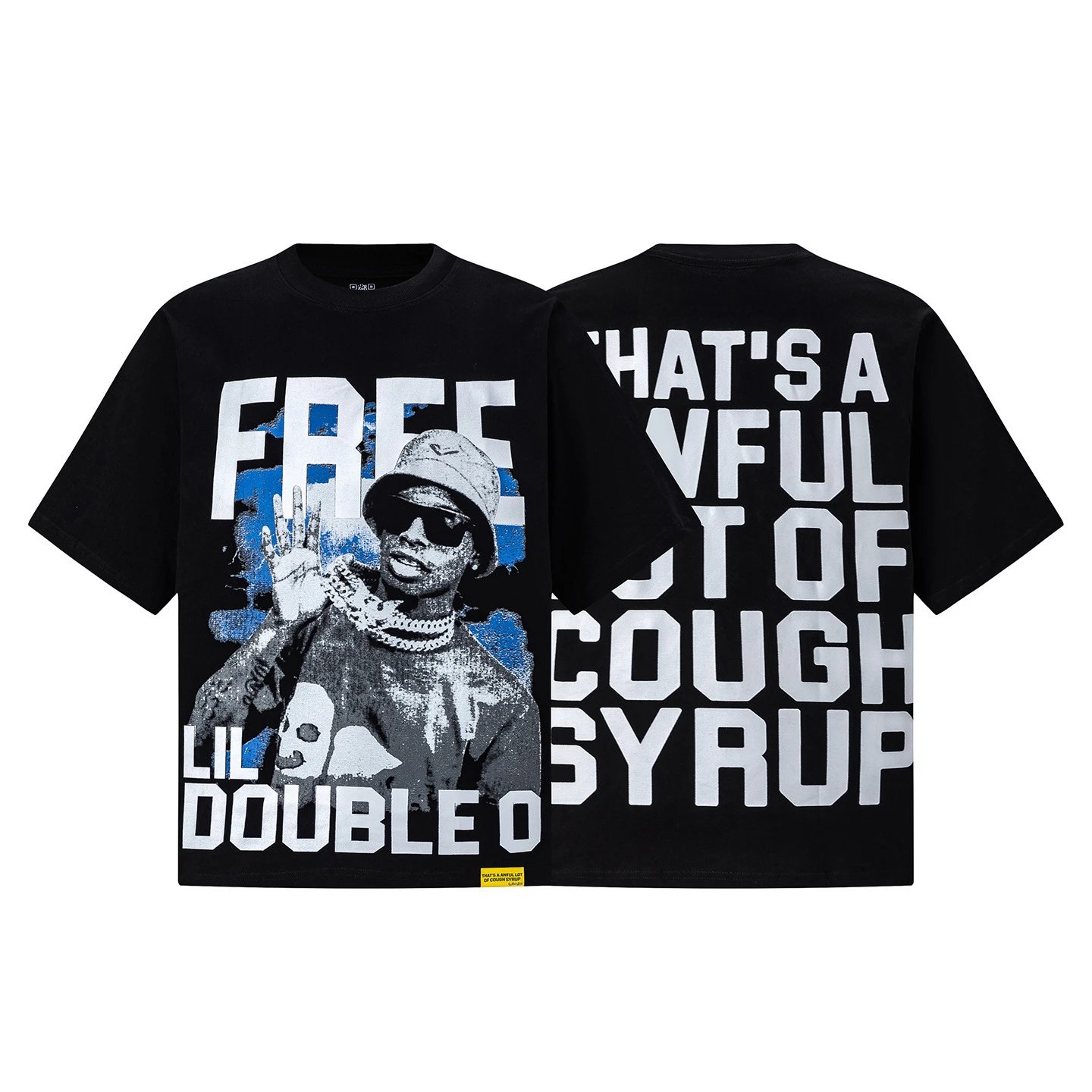 Design That's A Awful Lot Of Cough Syrup Surf Shop White Graphic T-Shirt T-Shirts - 9