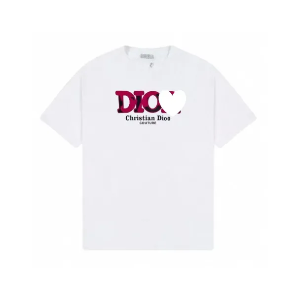 Dior Christian Dior Couture Logo Print White T-Shirt - 1