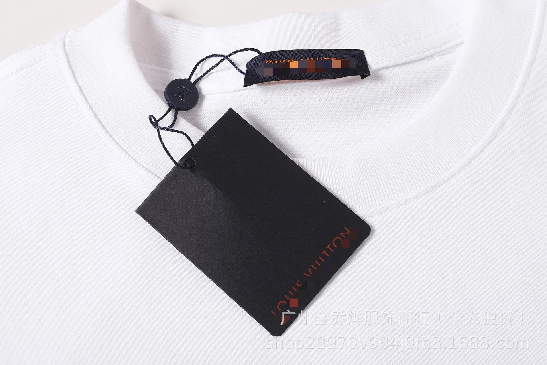 Louis Vuitton Pixelated Floral Graphic Black T-Shirt - 20