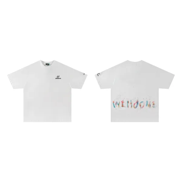 Design Welldone Spray Paint Logo T-Shirt White T-Shirts - 1