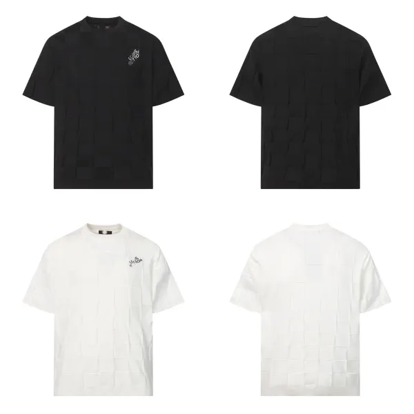 Louis Vuitton Checkerboard Knit T-Shirt White - 12