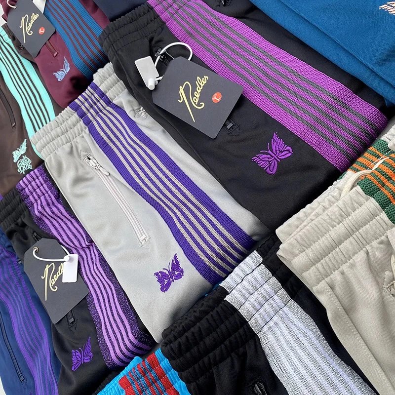 Design Butterfly Stripe Track Shorts Multicolor - 12