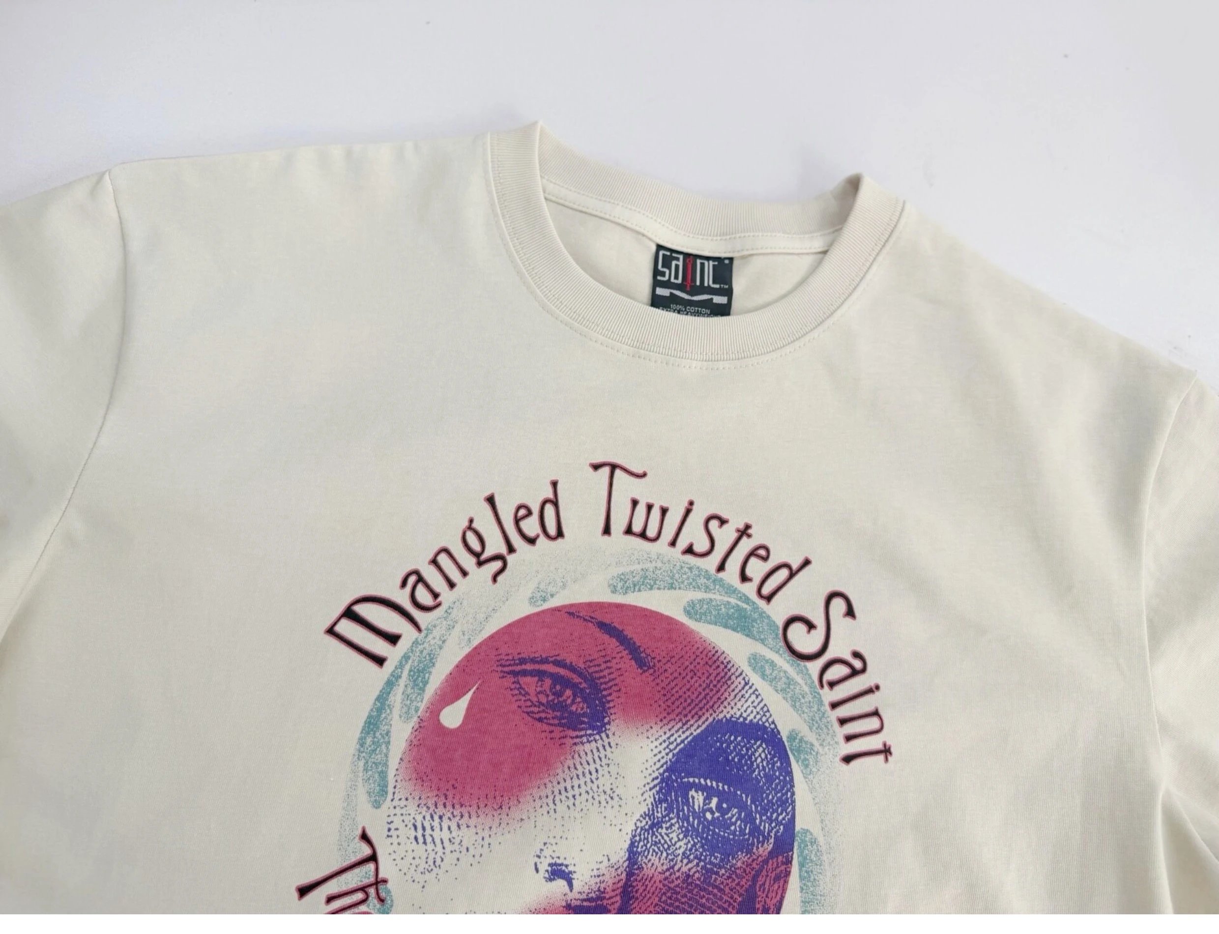 Design Disney Tinker Bell Saint Graphic Tee Blue T-Shirts - 5
