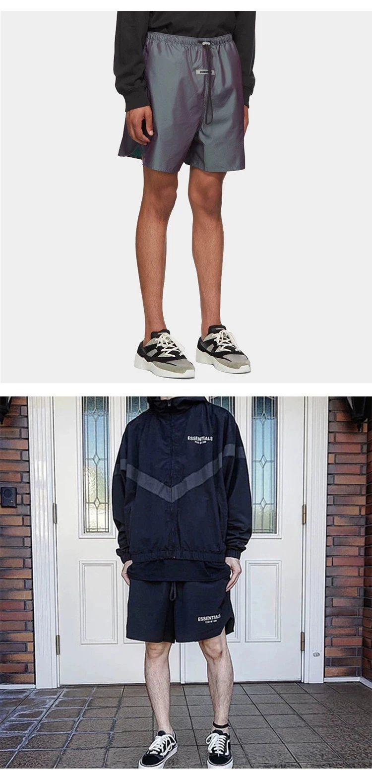 Fear of God Essentials Tech Shorts Brown - 9