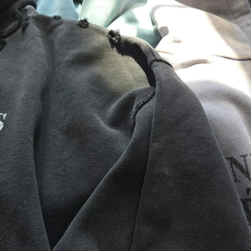 Enfants Riches Déprimés Oversized Hoodie Black - 8