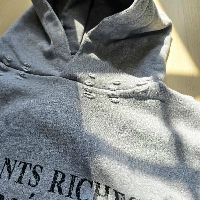 Enfants Riches Déprimés Oversized Hoodie Black - 14