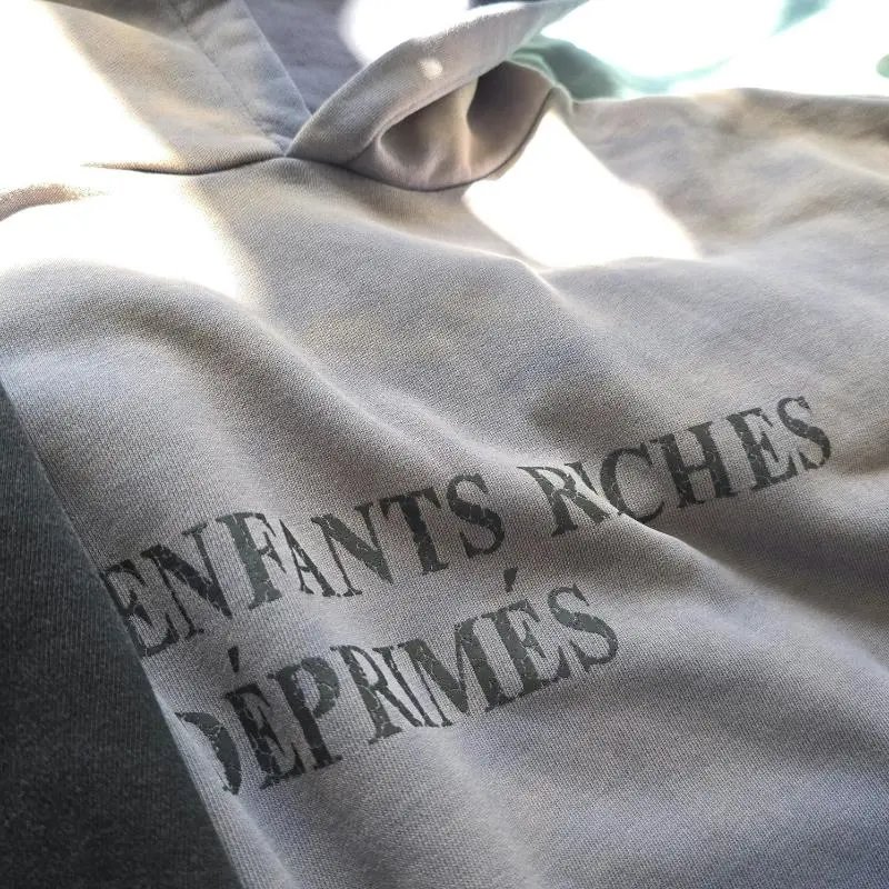 Enfants Riches Déprimés Oversized Hoodie Black - 13