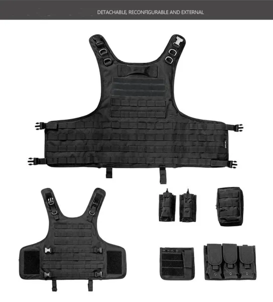 Design Tactical Molle Vest Army Green Vest - 10
