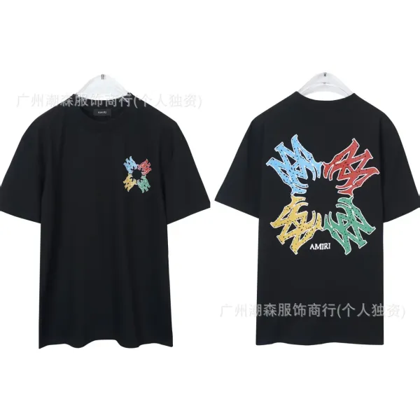 Amiri Graffiti Star T-Shirt Black - 1