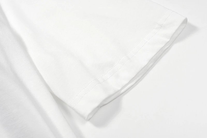 Design Oversized T-Shirt with Shoulder Snaps and Drawstring Hem White T-Shirt - 5