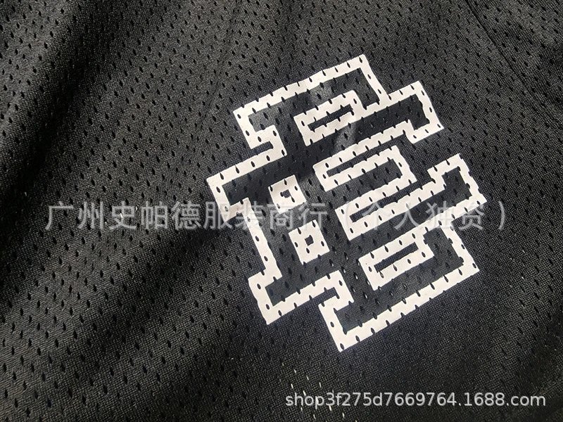 Design Cityscape Print Mesh Shorts Multicolor - 7