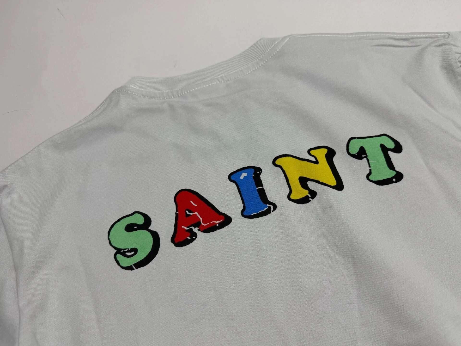 Design Disney Tinker Bell Saint Graphic Tee Blue T-Shirts - 14