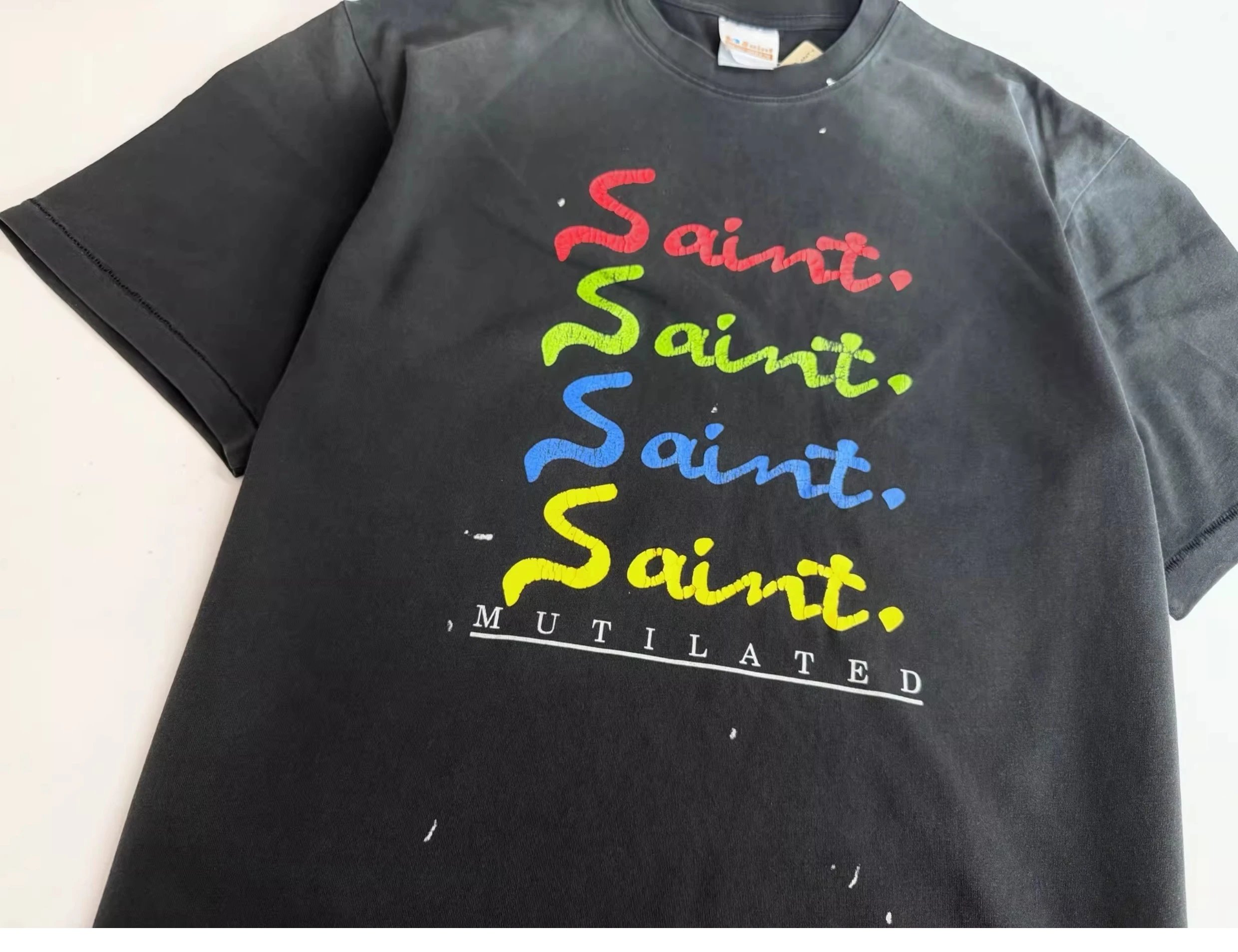 Design Disney Tinker Bell Saint Graphic Tee Blue T-Shirts - 17