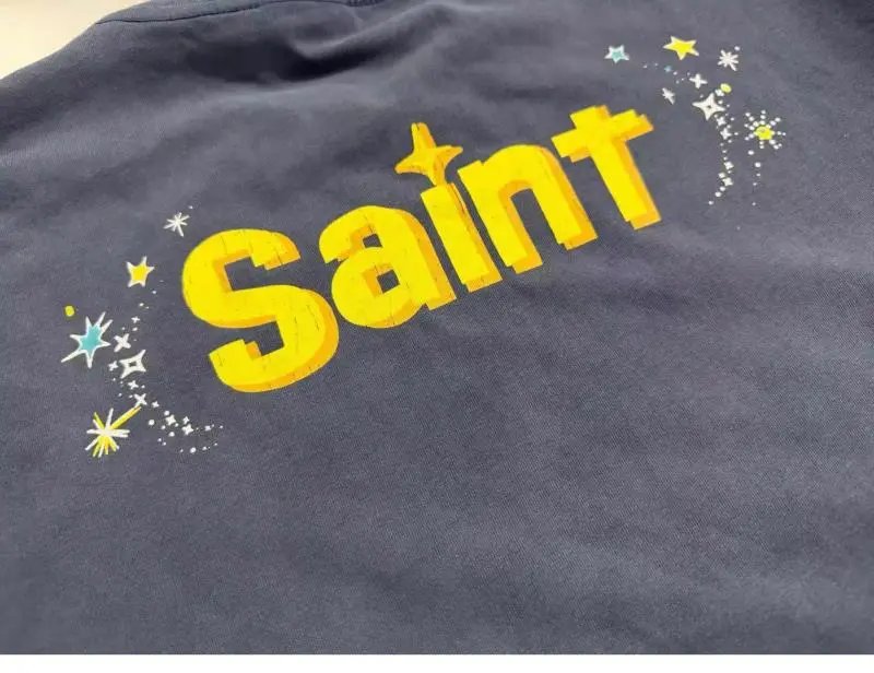 Design Disney Tinker Bell Saint Graphic Tee Blue T-Shirts - 19