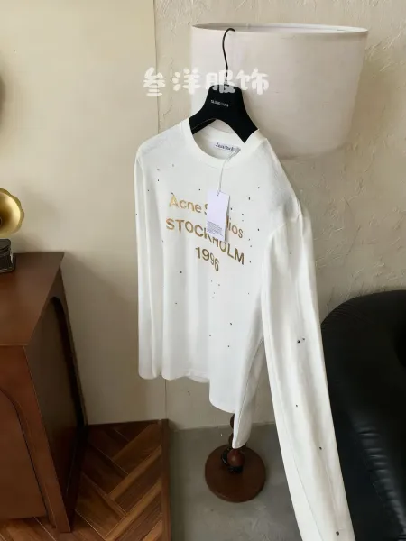 Acne Studios Stockholm 1996 Long Sleeve T-Shirt White - 8