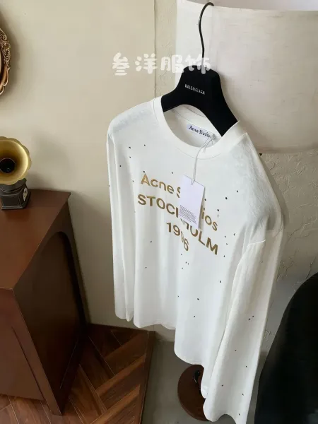 Acne Studios Stockholm 1996 Long Sleeve T-Shirt White - 9