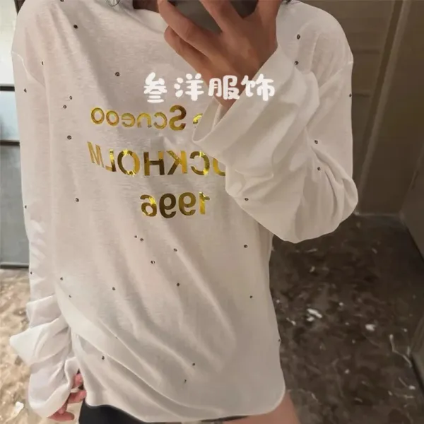 Acne Studios Stockholm 1996 Long Sleeve T-Shirt White - 24