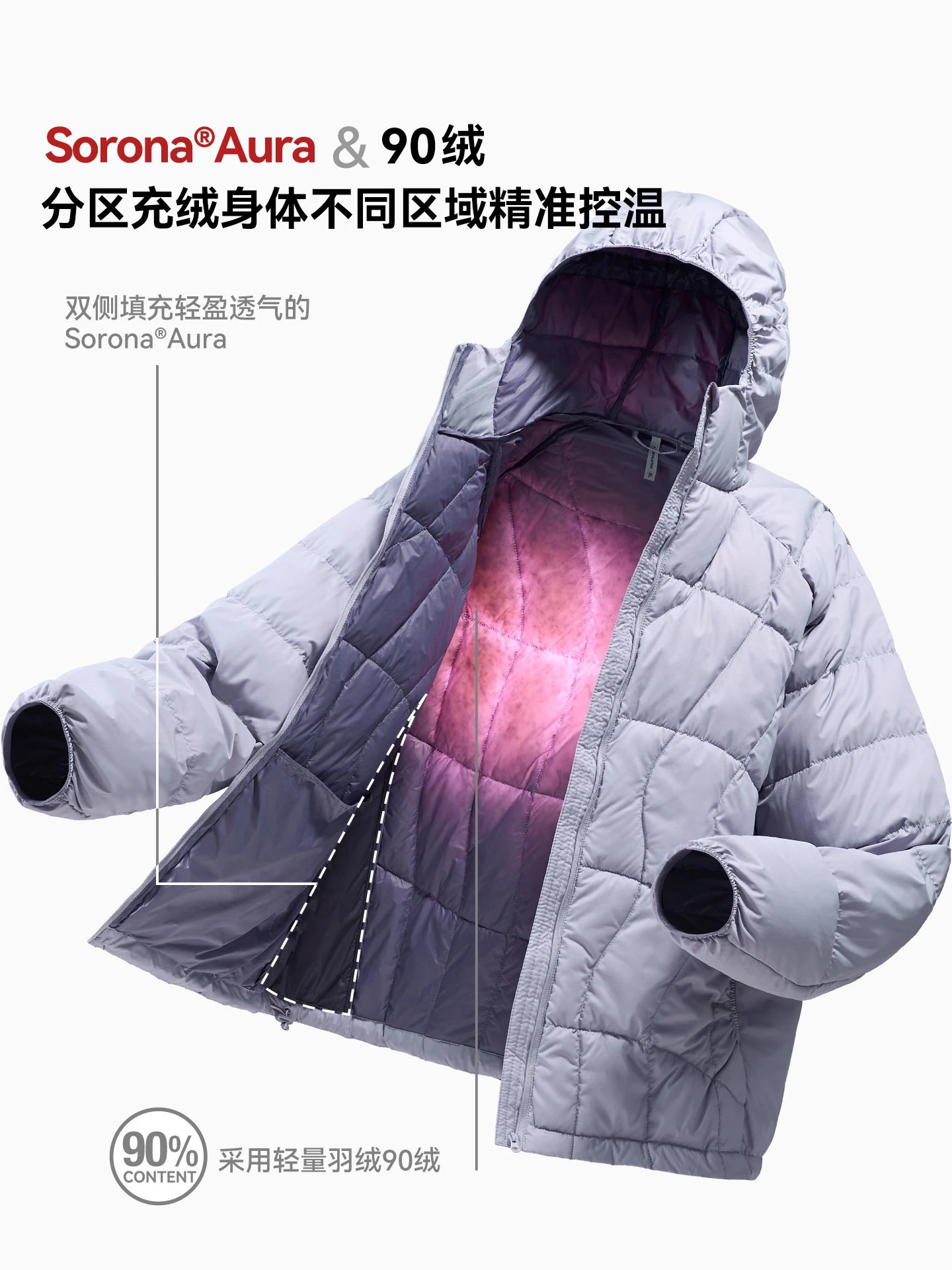 Design Quilted Hooded Puffer Jacket Black Down Jacket - 10