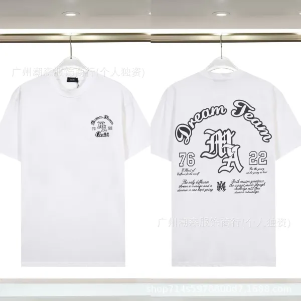 Amiri Dream Team Graphic Print White T-Shirt - 1