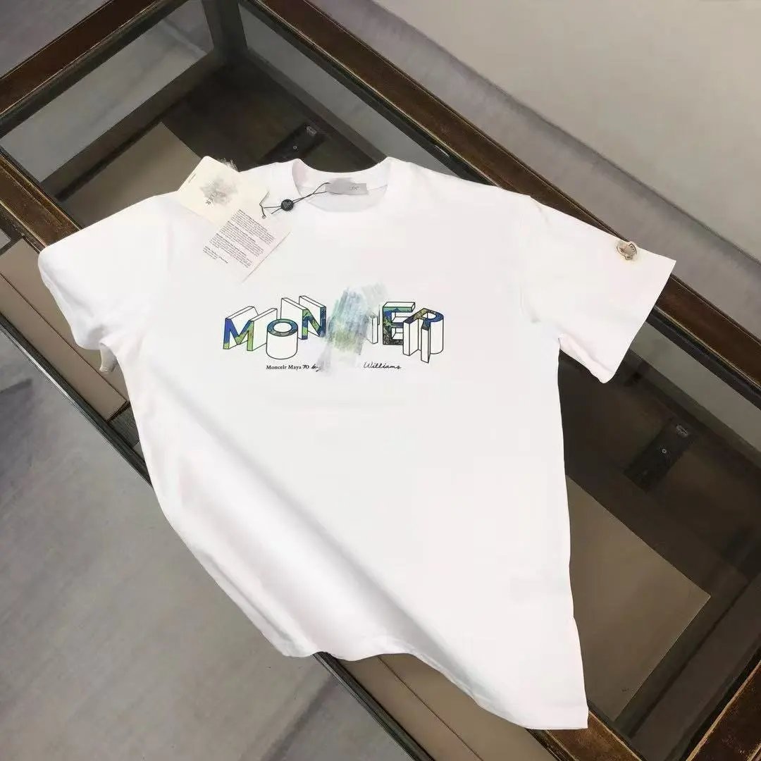 Moncler Logo Print Black T-Shirt - 12