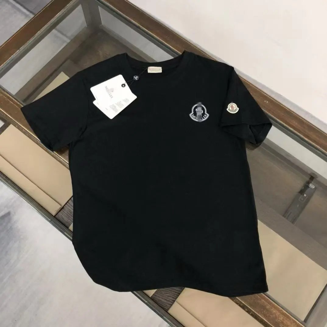 Moncler Logo Print Black T-Shirt - 3