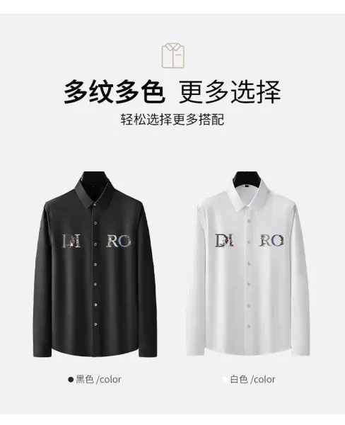 Dior Floral Embroidered DIOR Logo Black Shirt - 9